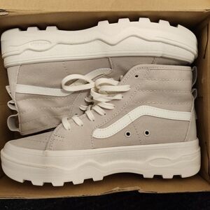 Vans Women's Off-White High-Top Sneakers